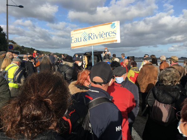 Les adhérents d'Eau & Rivières mobilisés en Morbihan