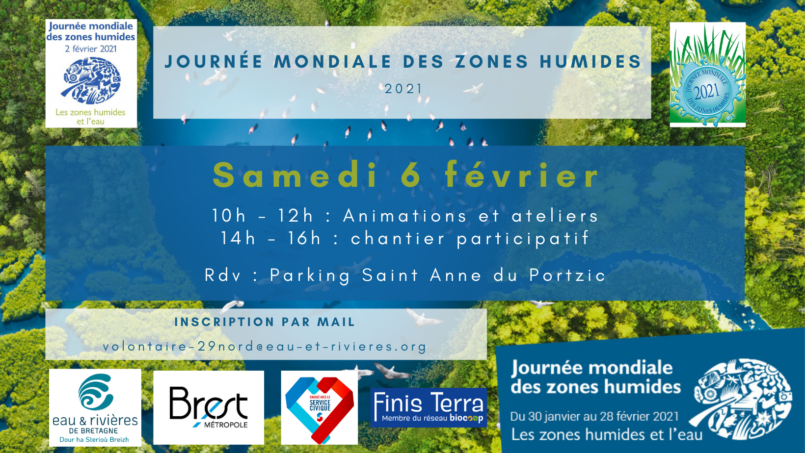 Journée mondiales des zones humides à Sainte-Anne-du-Portzic