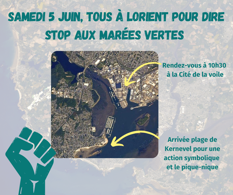  Manif | Contre les marées vertes, tous à Lorient samedi