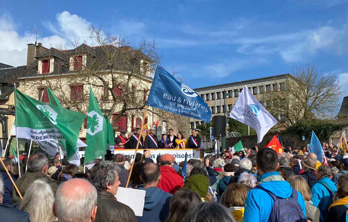 Manifestation pour l’eau à Redon : Nous étions plus de 1500 pour défendre la Vilaine